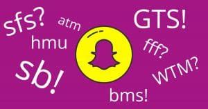 A guide to Snapchat acronyms and “text speak”. .
